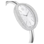 Imber bangle watch Swiss Made, Metal bracelet, Silver tone, Stainless steel